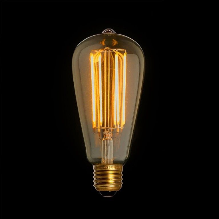 woensdag Meer wetgeving Calex LED Lamp Filament Edison Gold Sensor Ø64 mm E27 4,5W nodig?