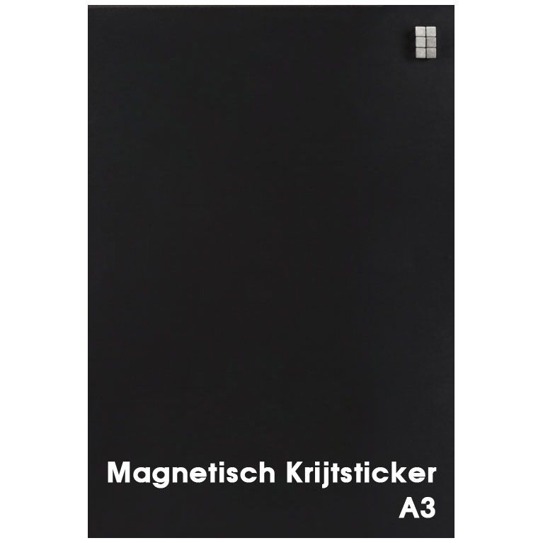 Verschuiving Publicatie winter Magnetische Krijtsticker A3 (297x420mm) Nodig?
